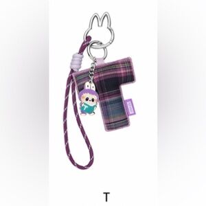 Pin For Love Letter Key Chain - T